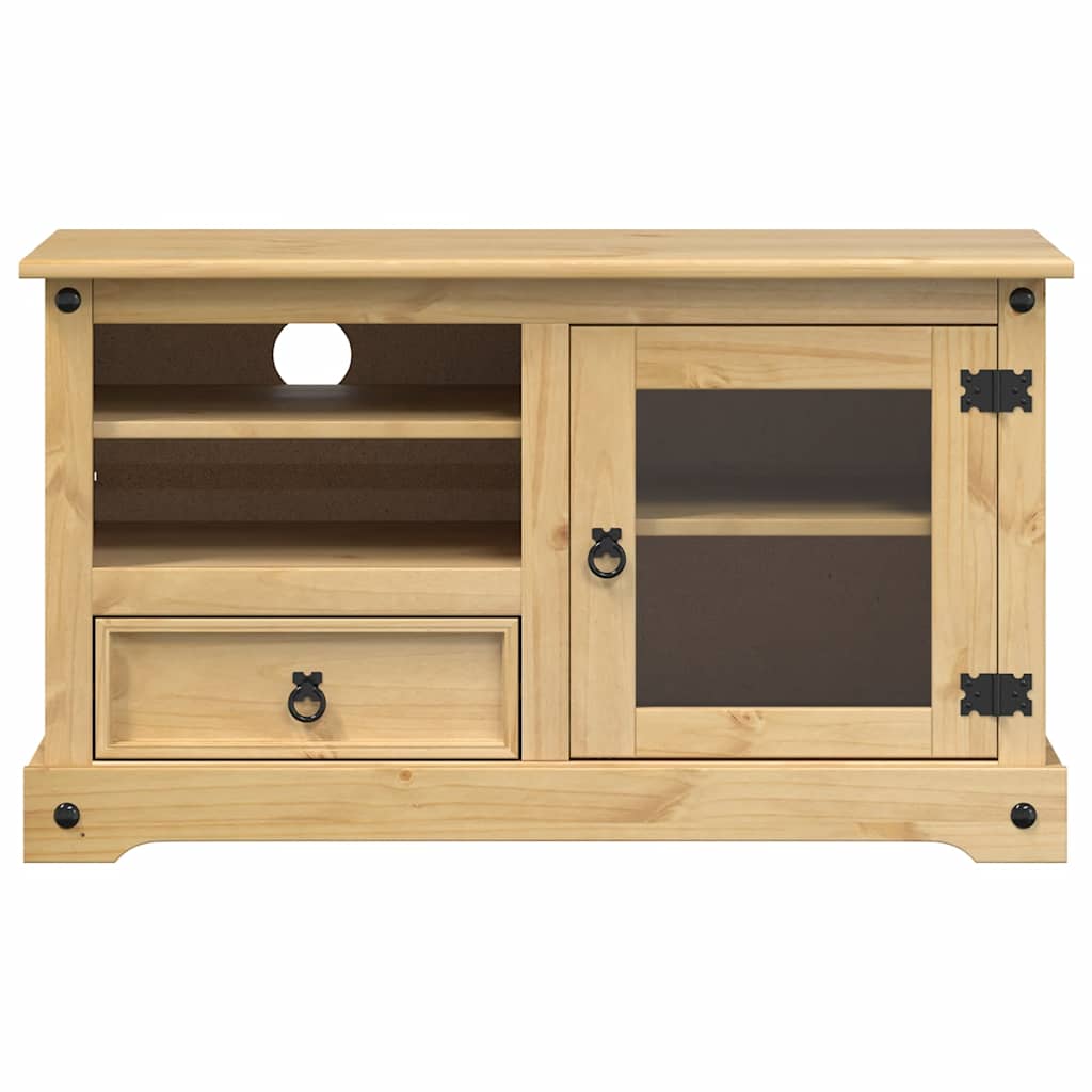 Meuble TV Corona 100x45x58 cm bois de pin massif - XIOS