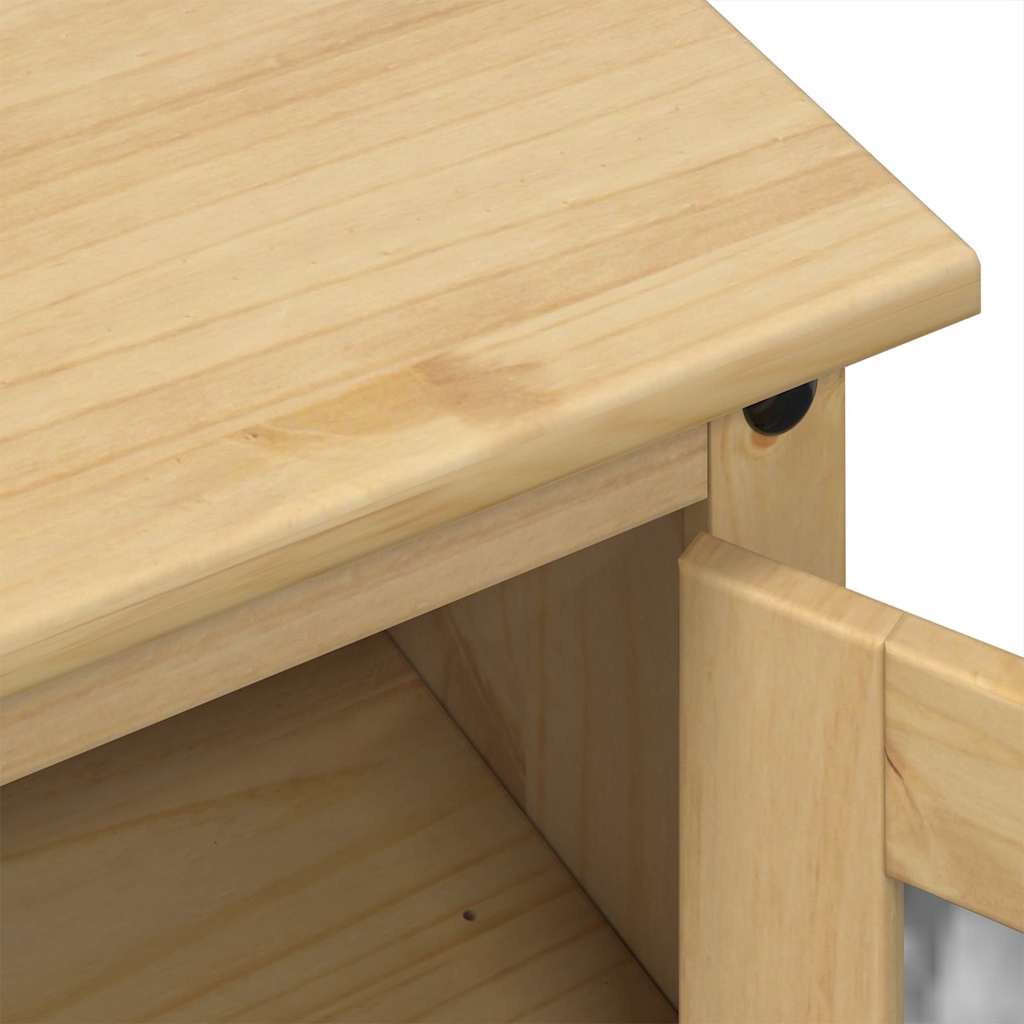 Meuble TV Corona 100x45x58 cm bois de pin massif - XIOS