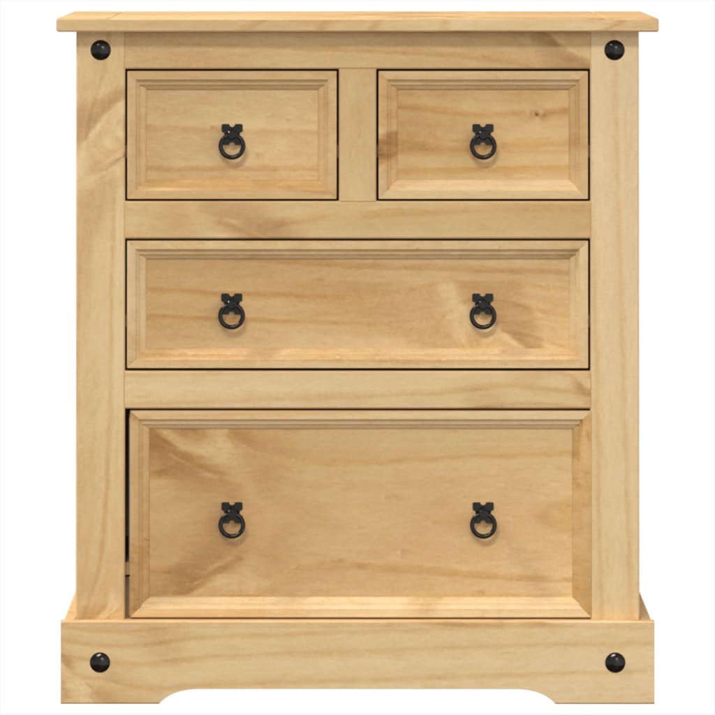 Commode Corona 80x43x91 cm bois massif de pin - XIOS