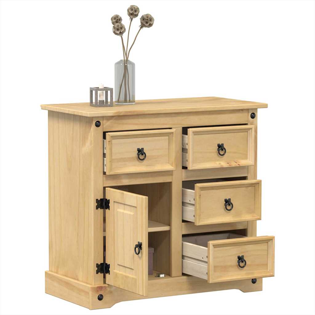 Buffet Corona 80x40x75 cm bois massif de pin - XIOS