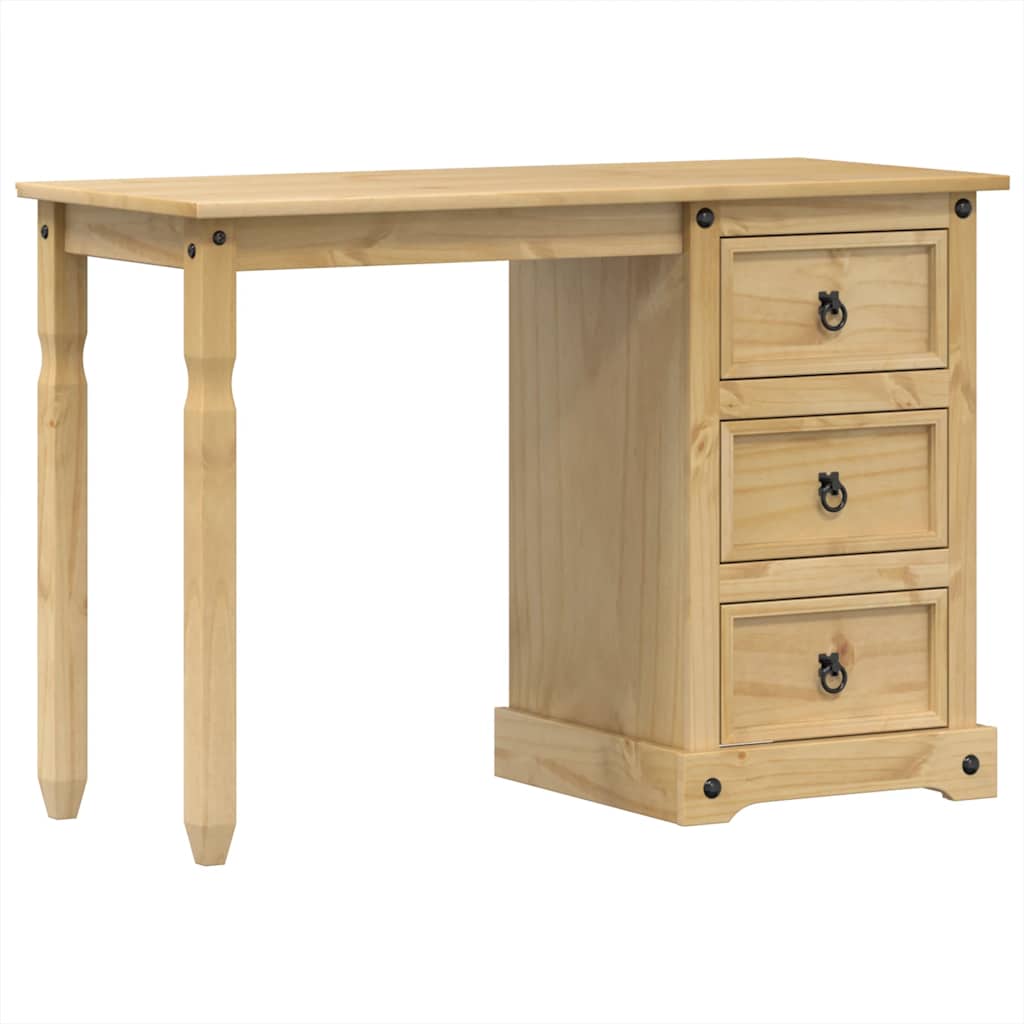 Coiffeuse Corona 110x47x75 cm bois de pin massif - XIOS