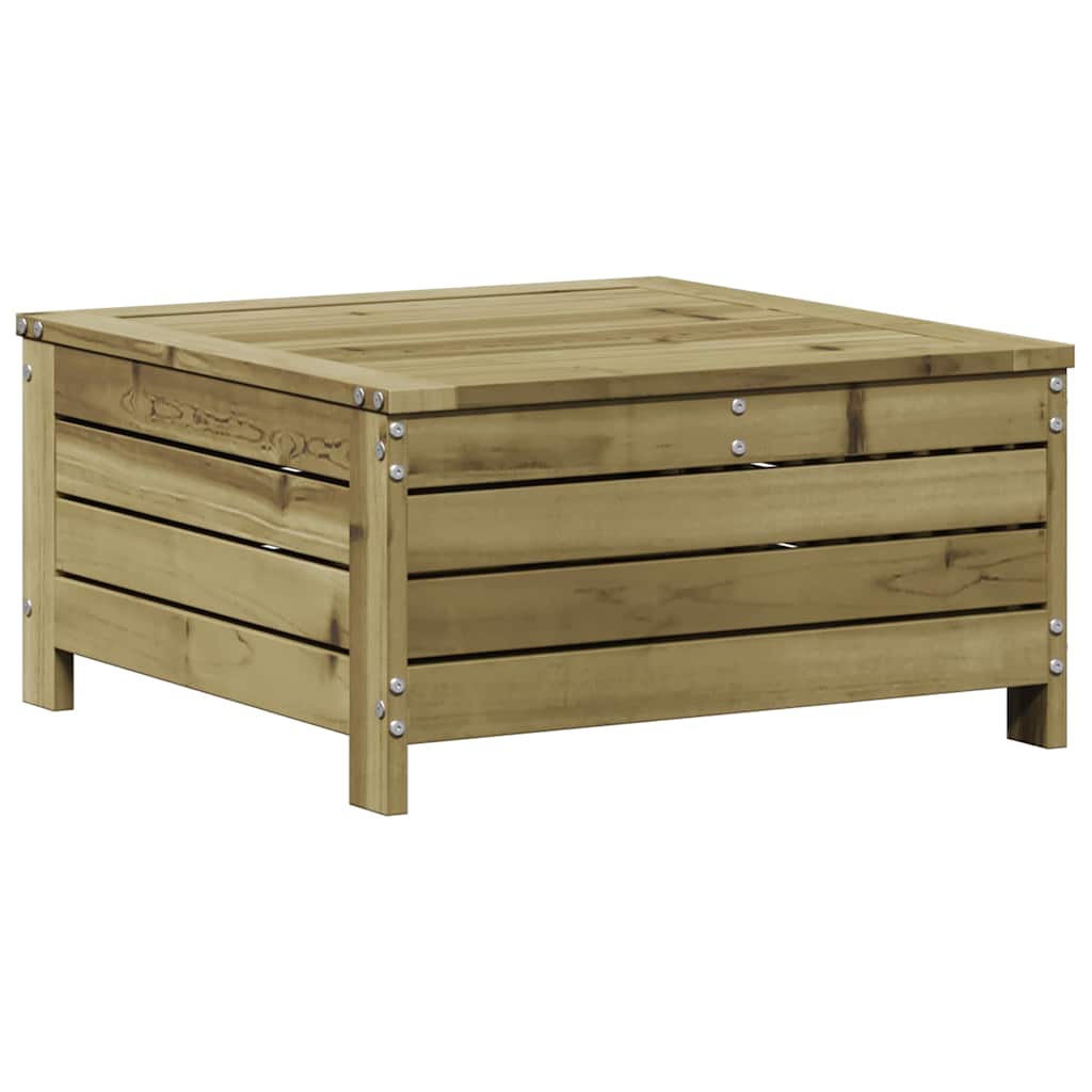 Salon de jardin 8 pcs avec coussins bois de pin imprégné
