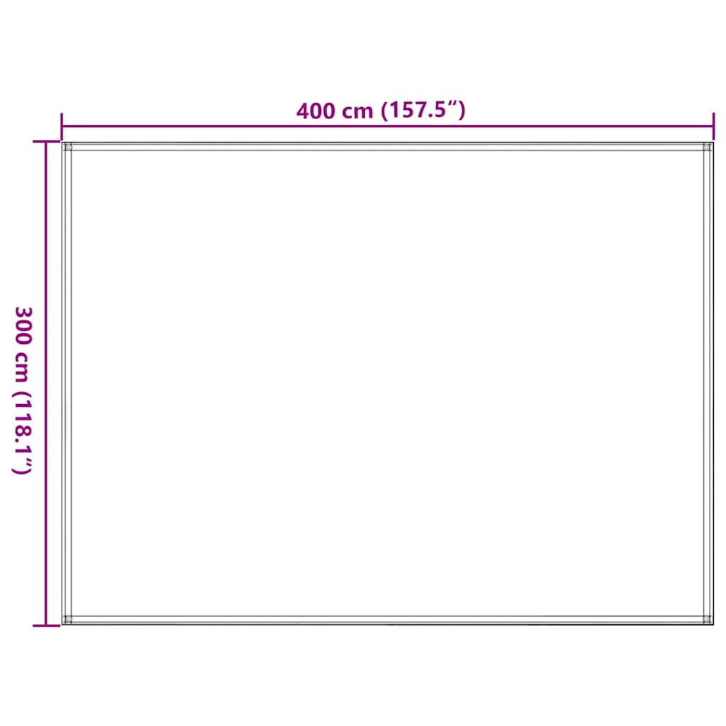 Tapis de tente sable 300x400 cm PEHD Accessoires de tente vidaXL