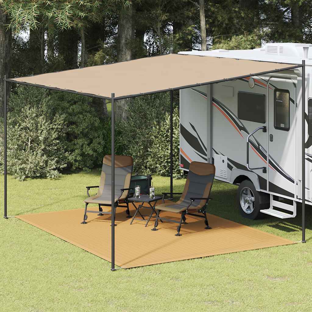 Tapis de tente sable 300x400 cm PEHD Accessoires de tente vidaXL