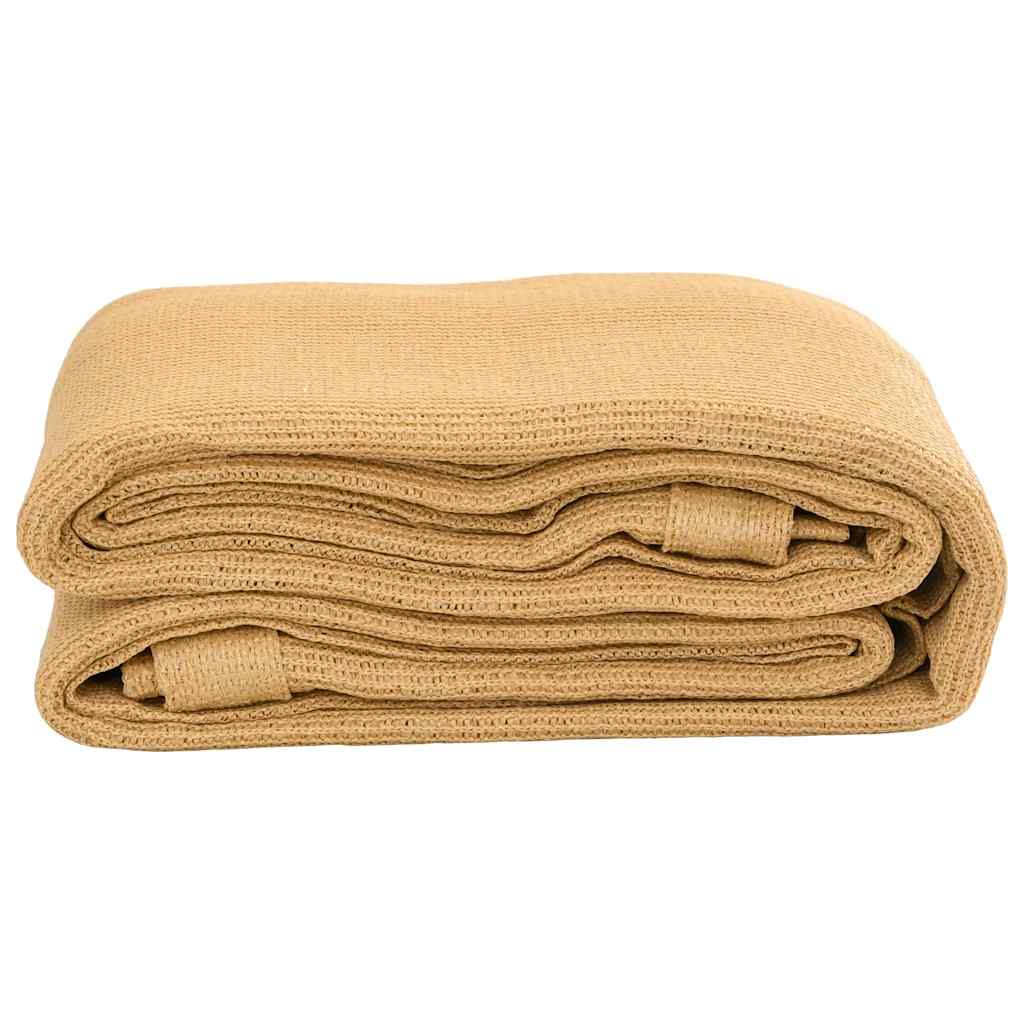 Tapis de tente sable 300x500 cm PEHD Accessoires de tente vidaXL