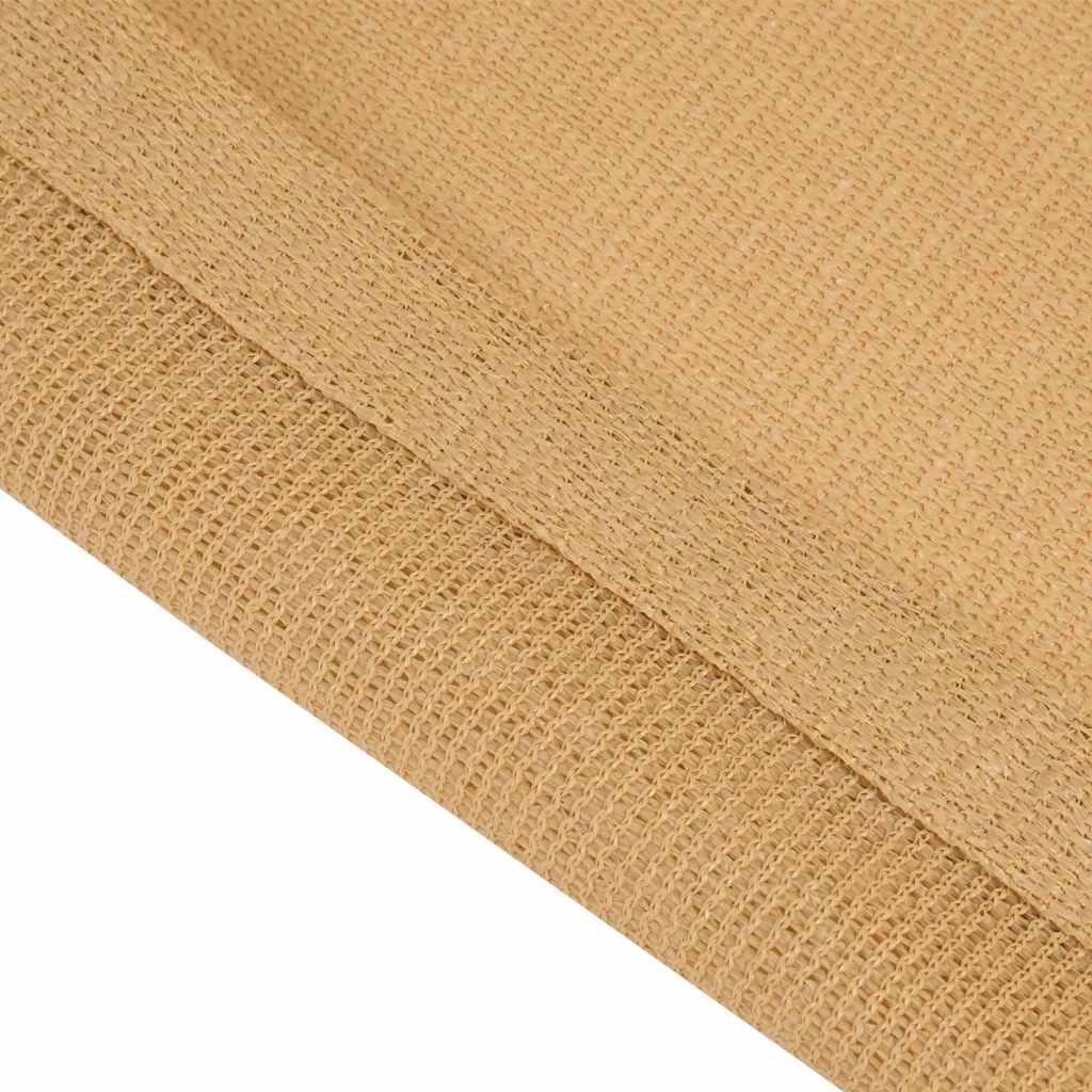 Tapis de tente sable 400x500 cm PEHD Accessoires de tente vidaXL
