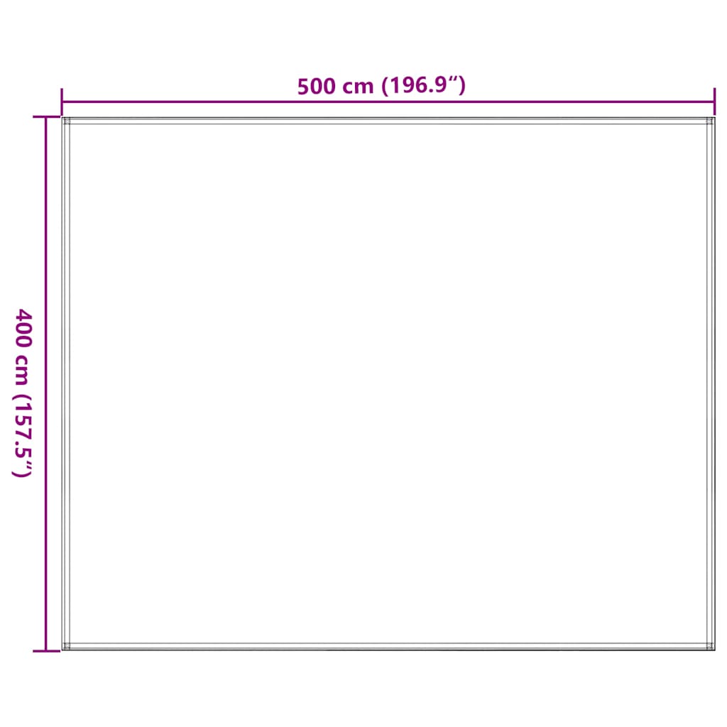 Tapis de tente sable 400x500 cm PEHD Accessoires de tente vidaXL