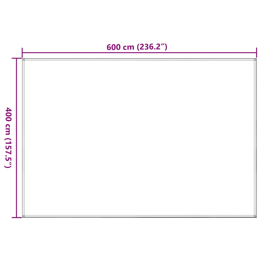 Tapis de tente sable 400x600 cm PEHD Accessoires de tente vidaXL