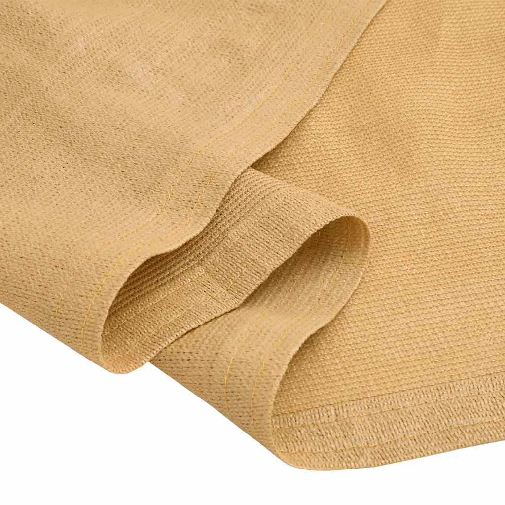 Tapis de tente sable 400x700 cm PEHD Accessoires de tente vidaXL