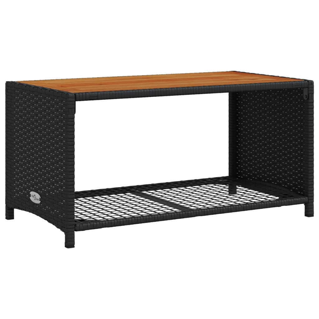 Salon de jardin 4 pcs avec coussins noir résine tressée - XIOS