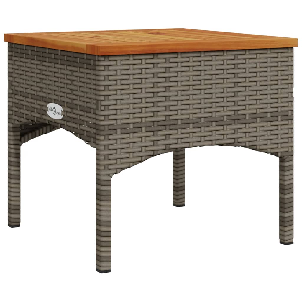 Salon de jardin avec coussins 3 pcs gris résine tressée Salons de jardin vidaXL