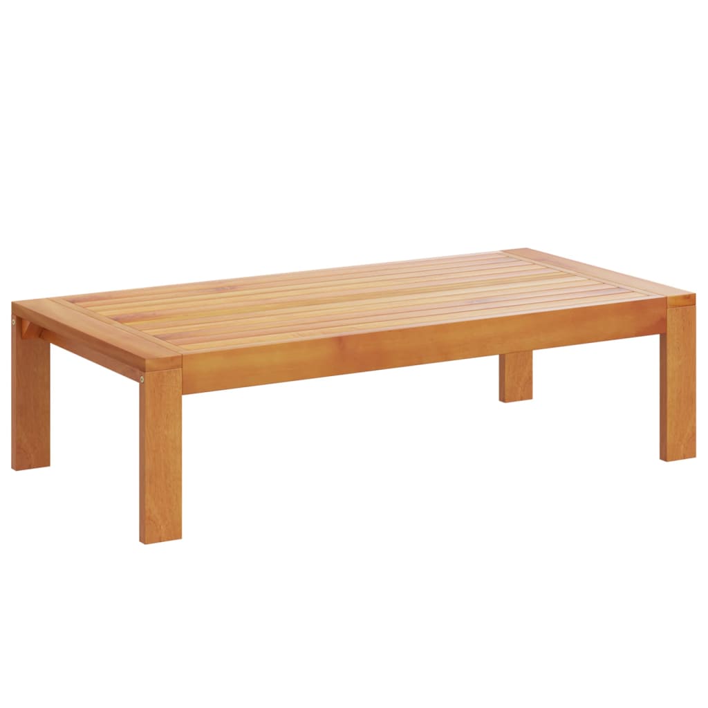 Salon de jardin avec coussins 5 pcs Bois d'acacia solide