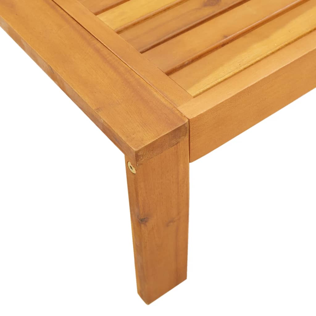 Salon de jardin avec coussins 4 pcs bois d'acacia massif