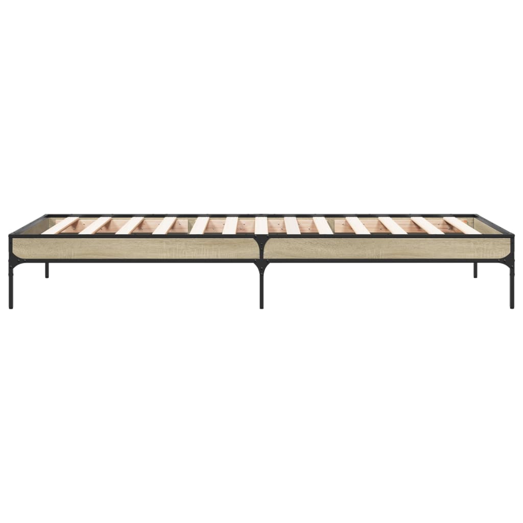 Cadre de lit sans matelas chêne sonoma 90x200 cm - XIOS