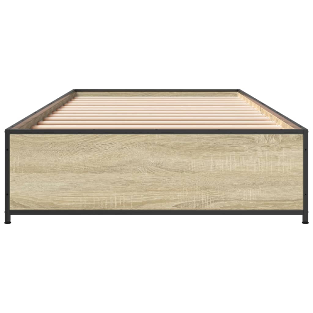 Cadre de lit sans matelas chêne sonoma 100x200 cm - XIOS