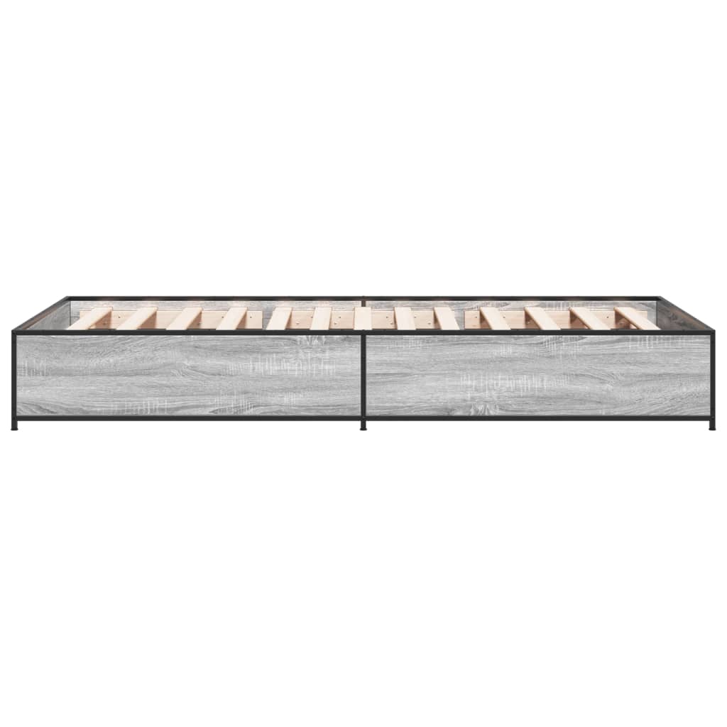 Cadre de lit sans matelas sonoma gris 90x190 cm - XIOS