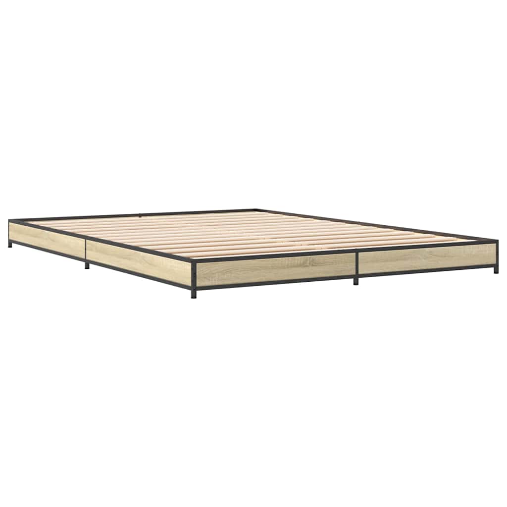 Cadre de lit sans matelas chêne sonoma 120x200 cm - XIOS
