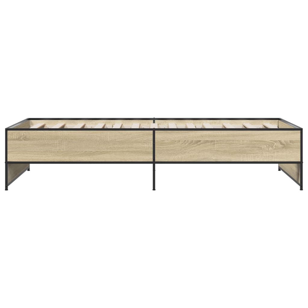 Cadre de lit sans matelas chêne sonoma 100x200 cm - XIOS