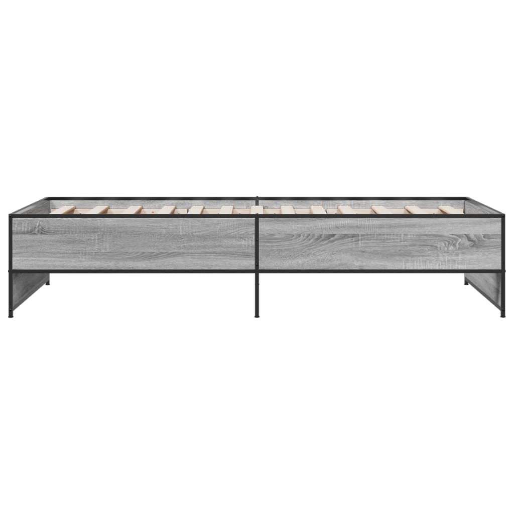 Cadre de lit sans matelas sonoma gris 90x190 cm - XIOS