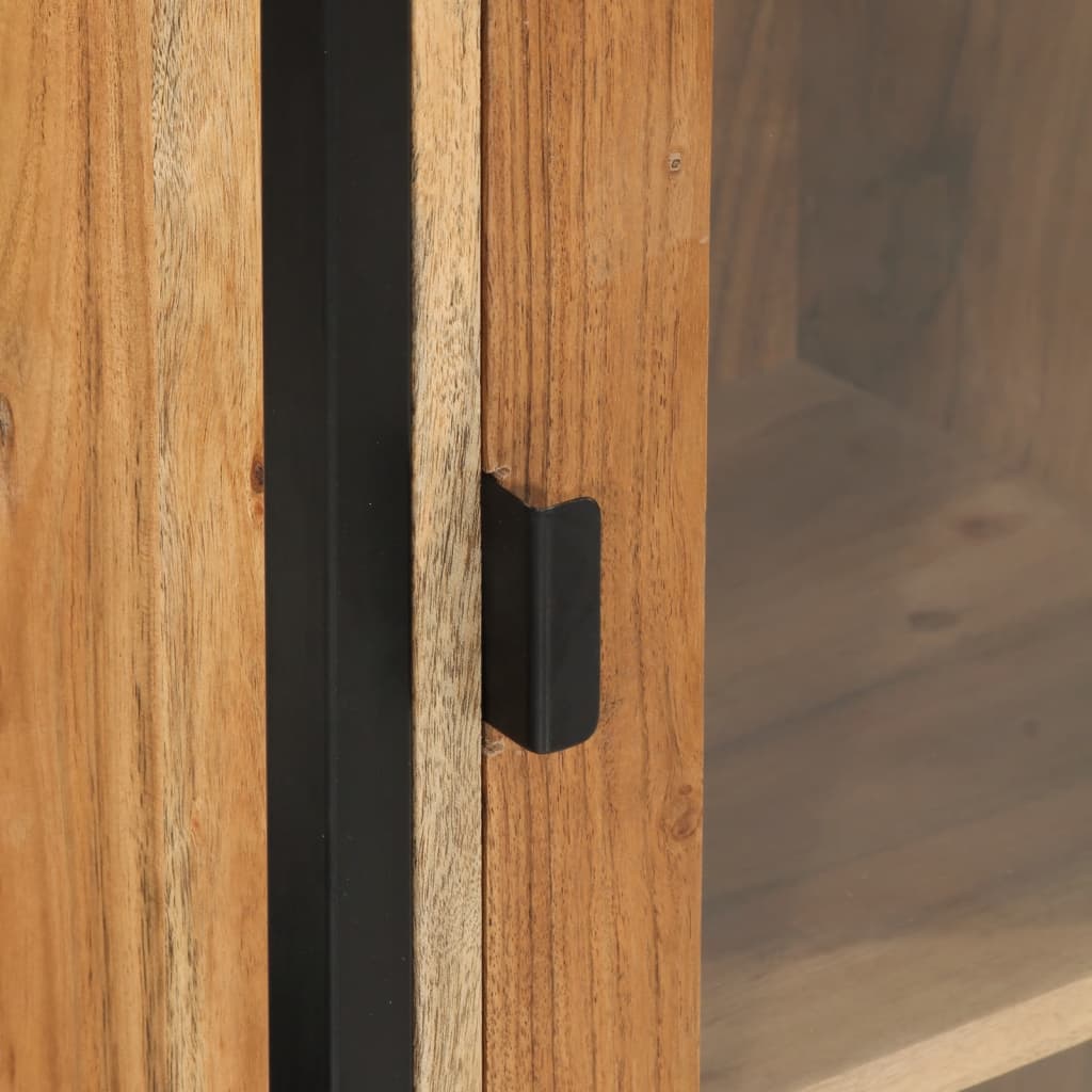 Armoire de salle de bain 40x27x190 cm bois massif d'acacia - XIOS