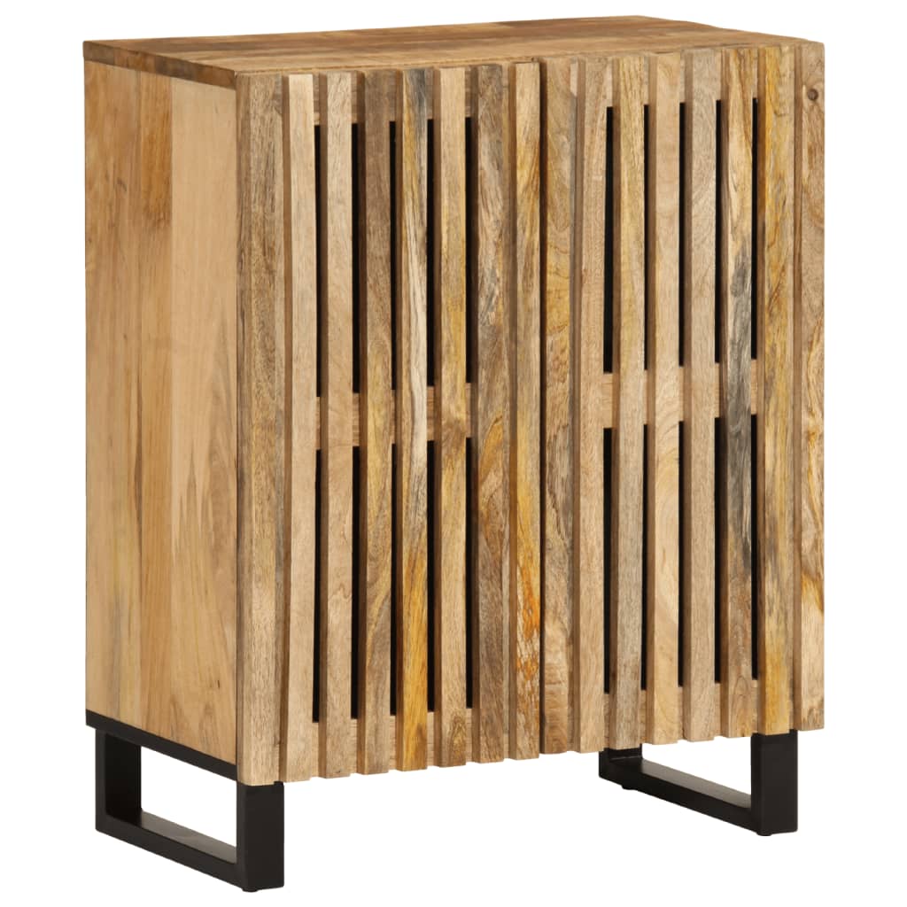 Buffets 3 pcs 60x34x75 cm bois de manguier massif brut - XIOS