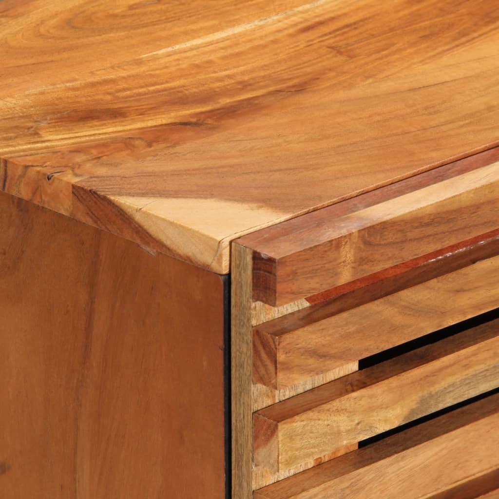 Buffets 2 pcs 60x34x75 cm bois d'acacia massif - XIOS