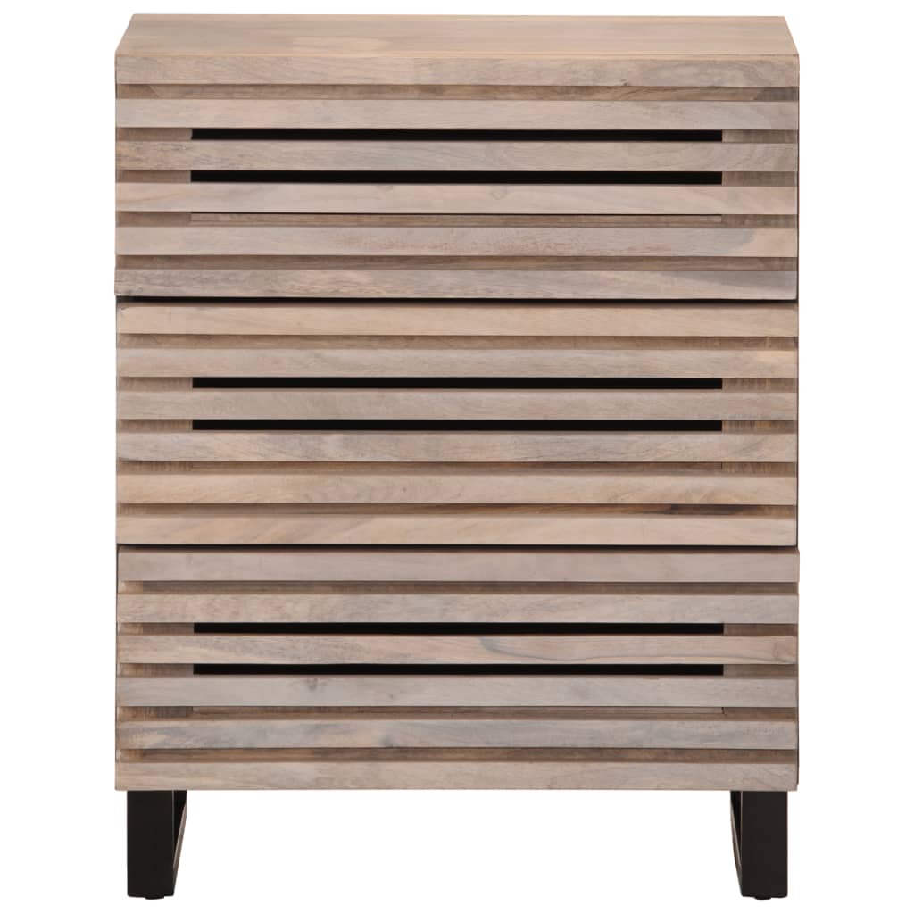 Buffets 2 pcs 60x34x75 cm bois massif de manguier - XIOS