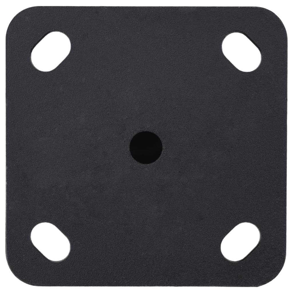 Base de parasol pour mât Ø32/34/38 mm noir mat acier Supports pour parasols vidaXL