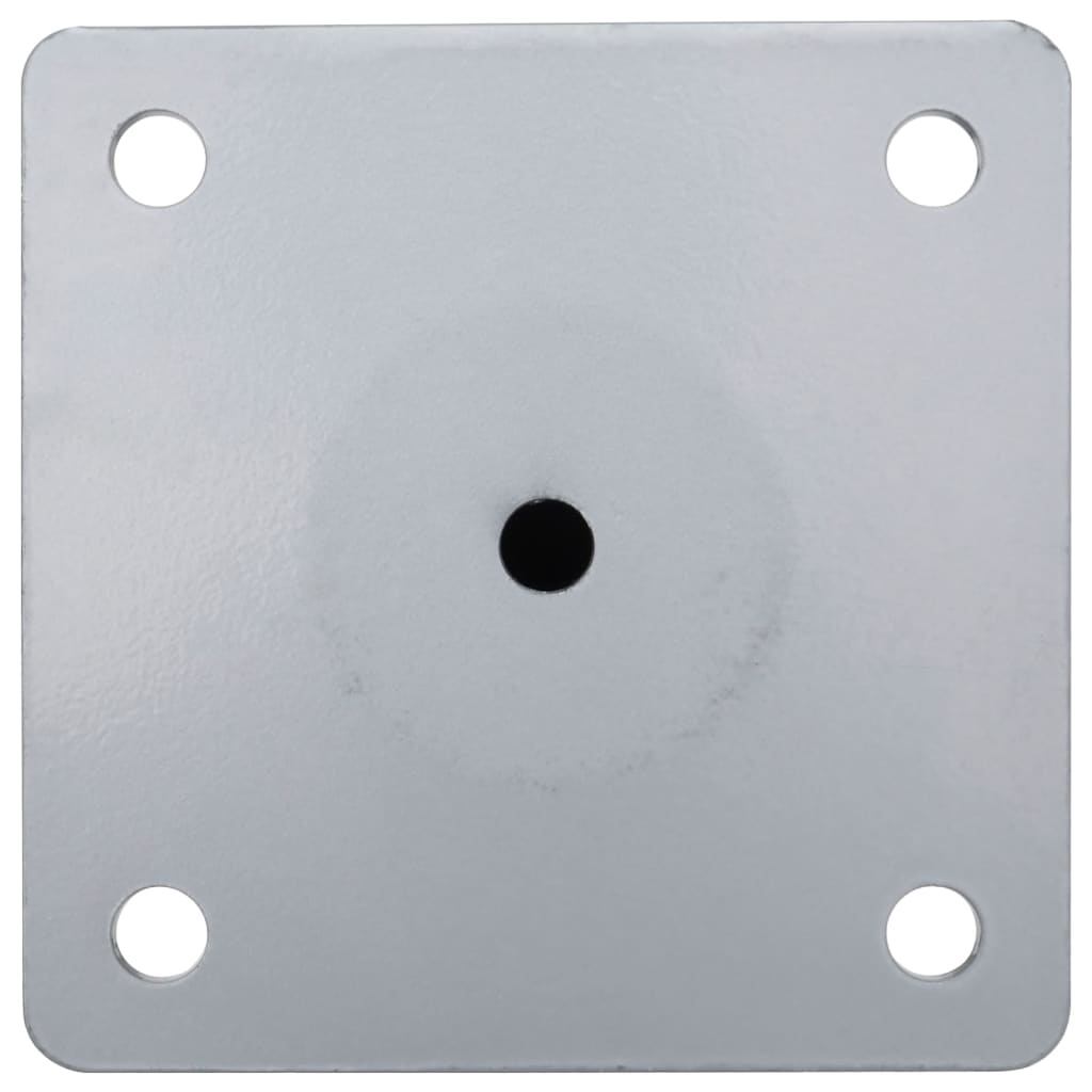 Base de parasol pour mât Ø38/48 mm argenté acier Supports pour parasols vidaXL
