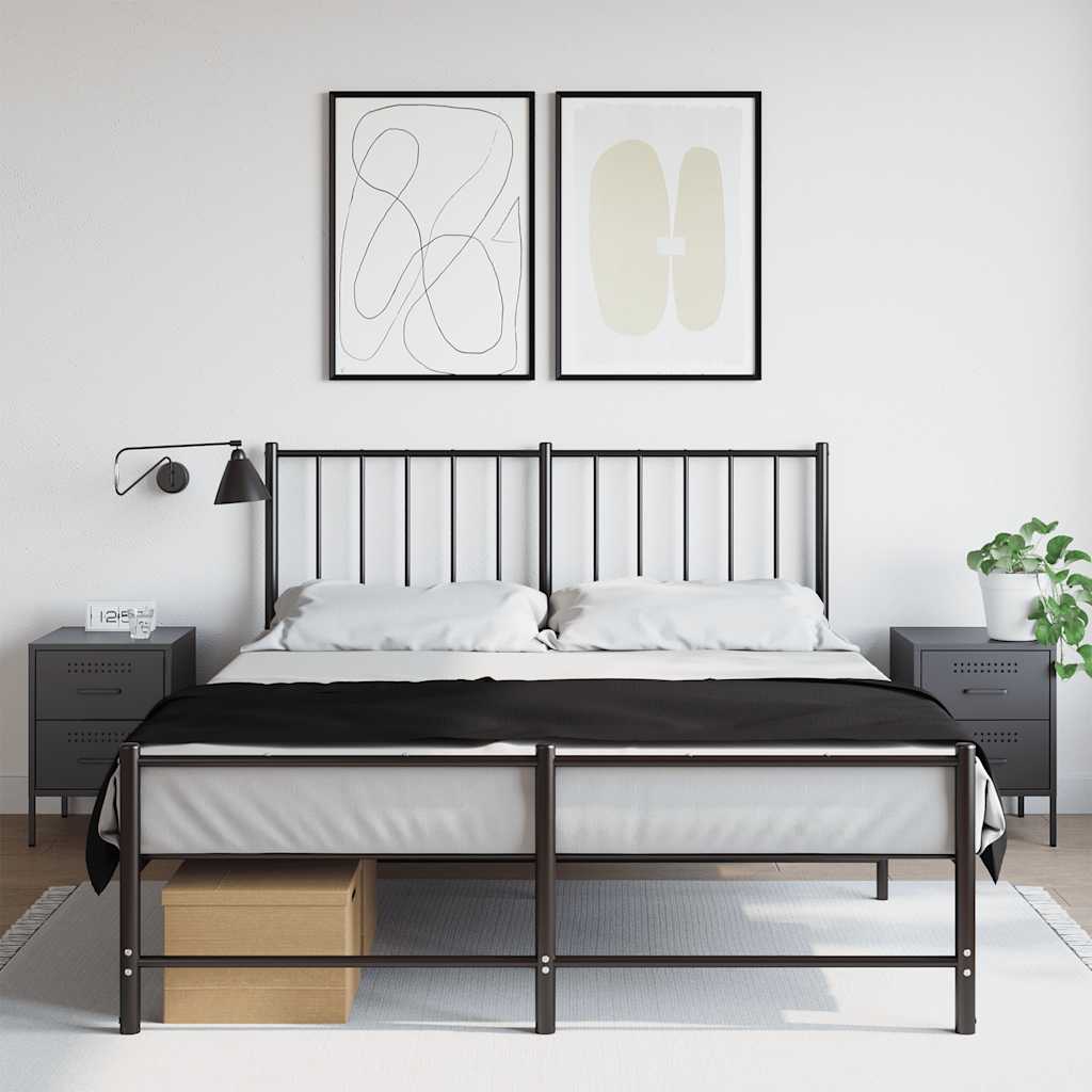 Tables de chevet 2 pcs anthracite 36x39x50,5 cm acier - XIOS