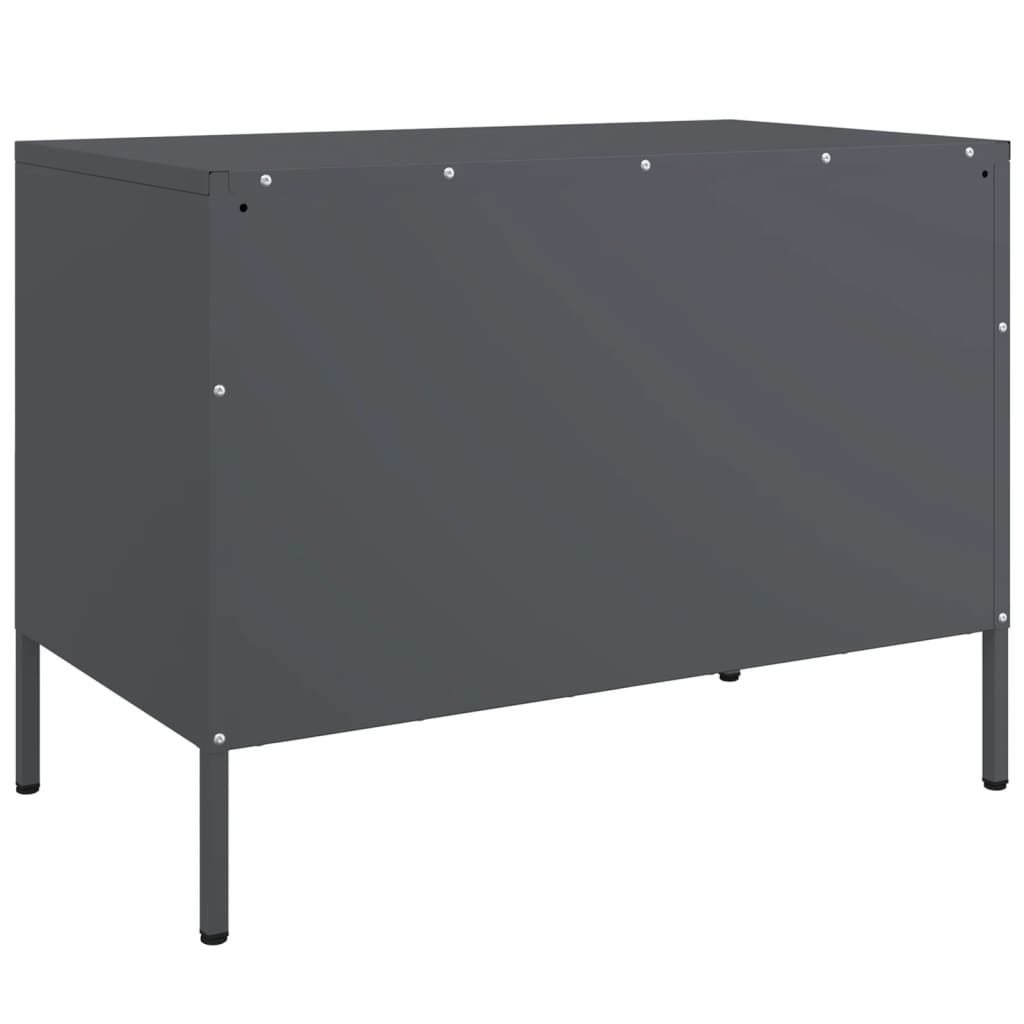 Meubles TV 2 pcs anthracite 68x39x50,5 cm acier - XIOS