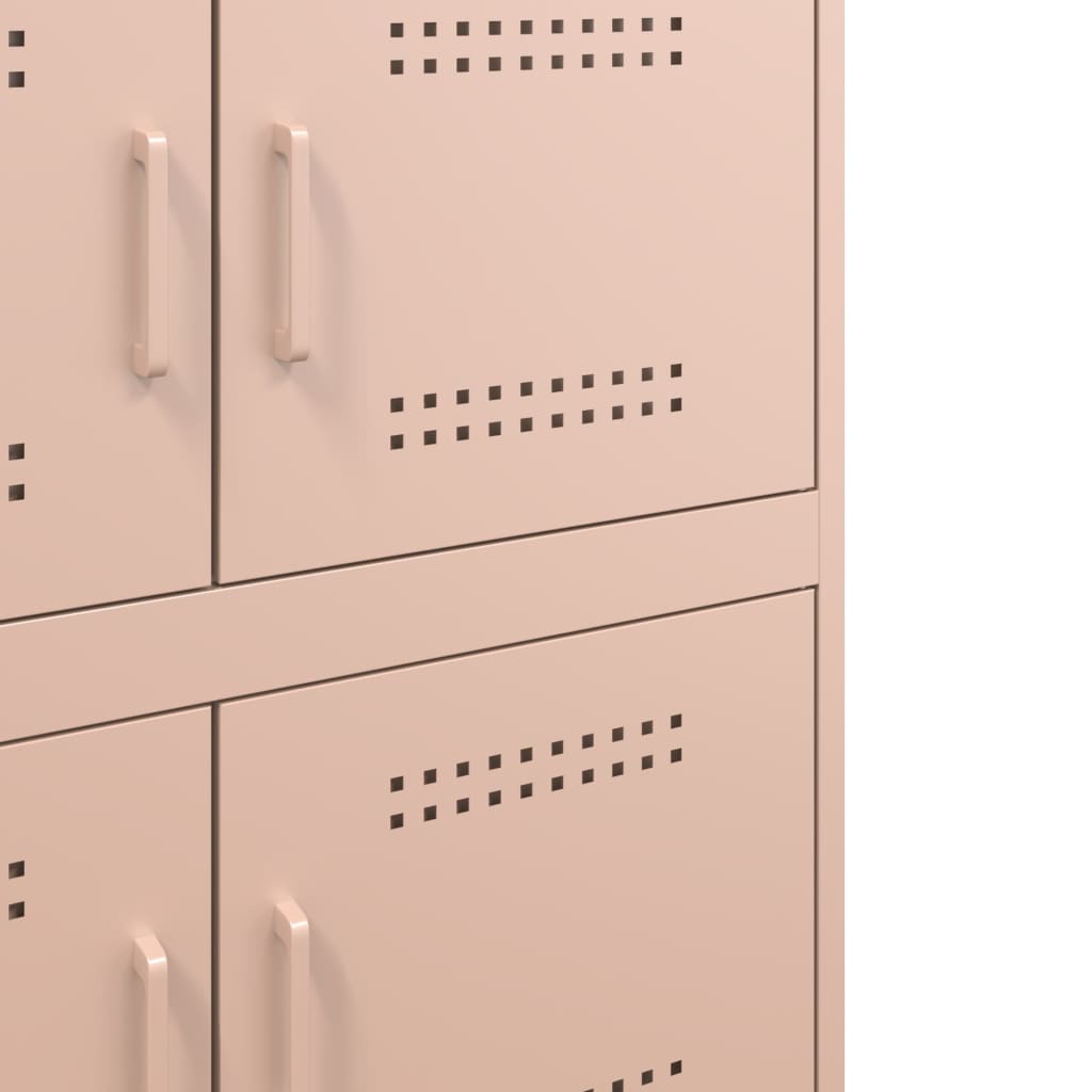 Buffet rose 68x39x79 cm acier - XIOS