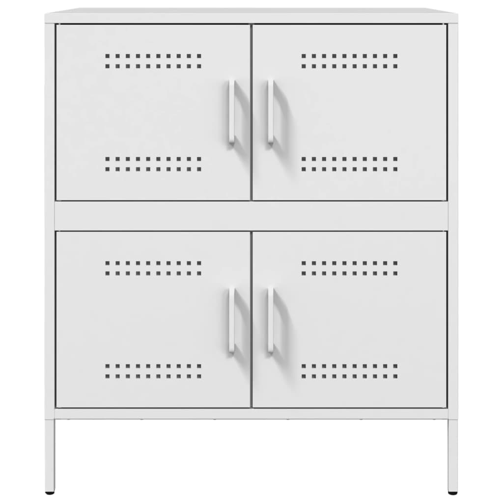 Buffet blanc 68x39x79 cm acier - XIOS