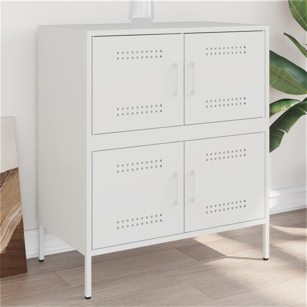 Buffet blanc 68x39x79 cm acier - XIOS