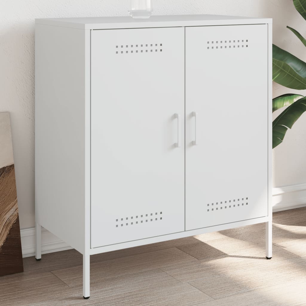 Buffet blanc 68x39x79 cm acier - XIOS