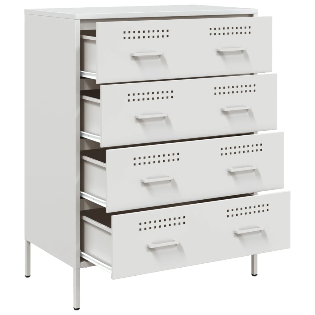 Buffet blanc 68x39x89 cm acier - XIOS