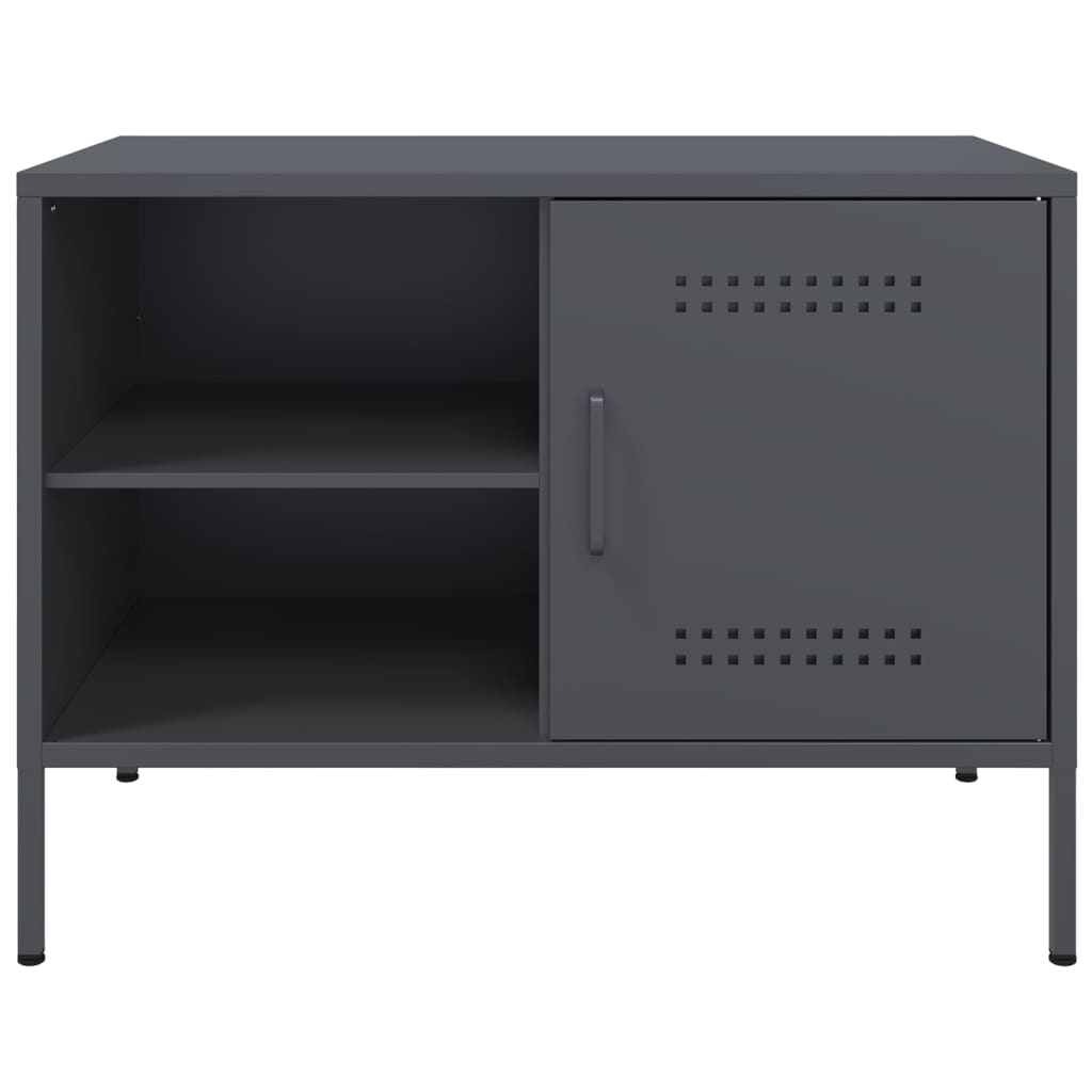 Meubles TV 2 pcs anthracite 68x39x50,5 cm acier - XIOS
