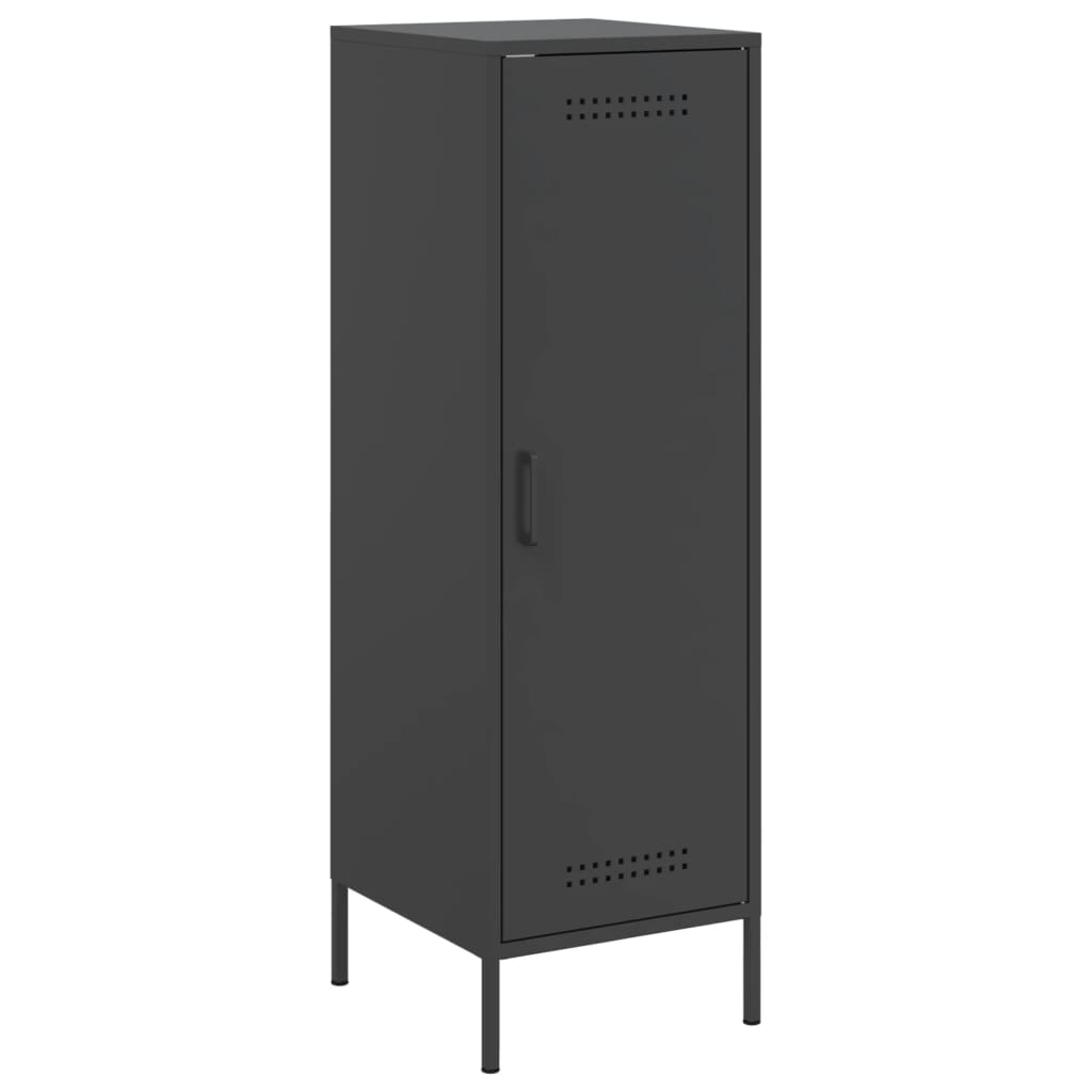 Buffet haut noir 36x39x113 cm acier - XIOS