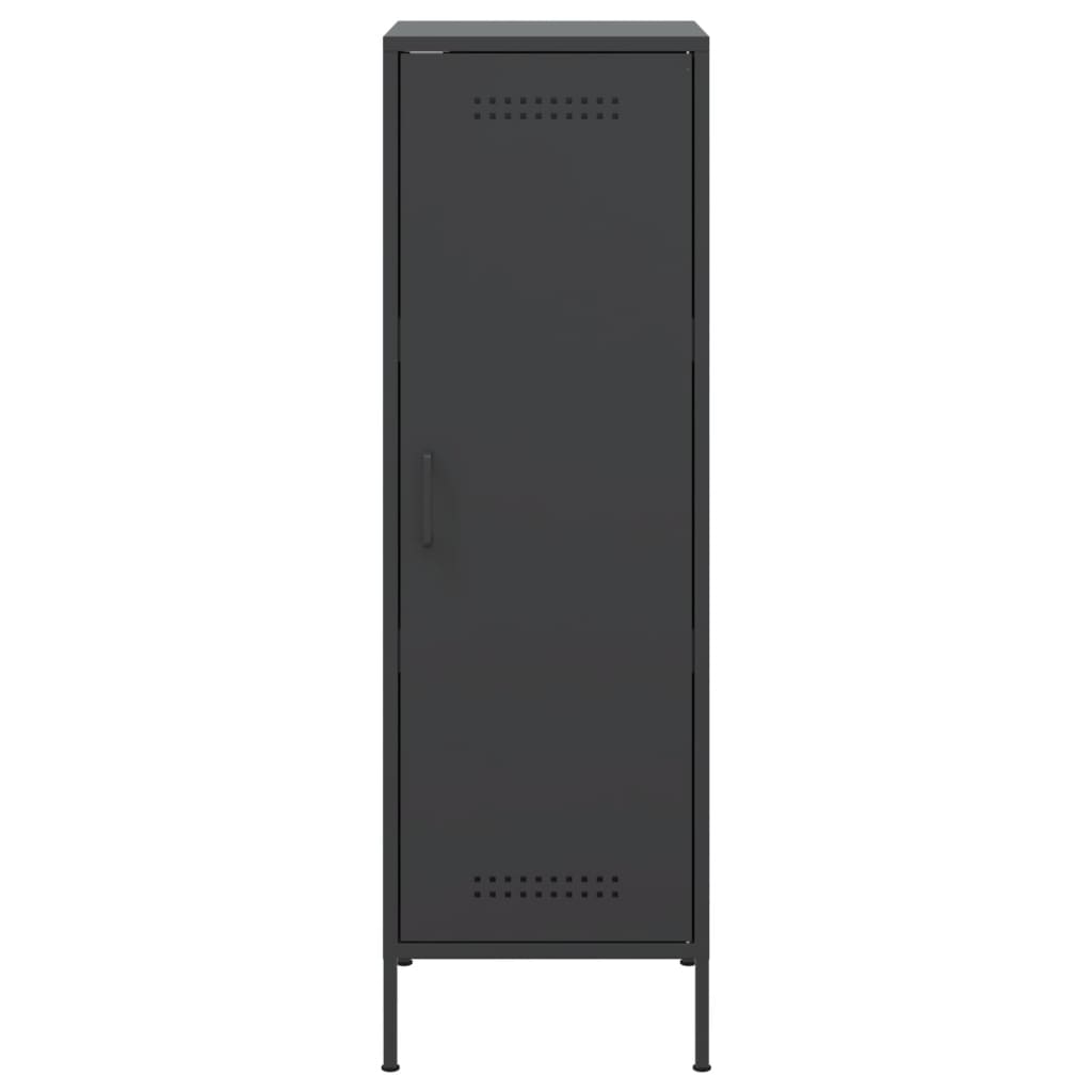 Buffet haut noir 36x39x113 cm acier - XIOS