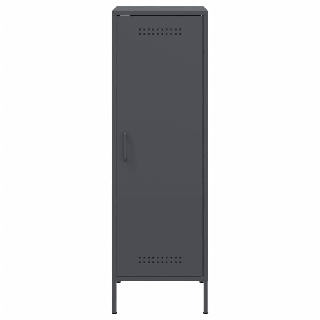 Buffet haut anthracite 36x39x113 cm acier - XIOS
