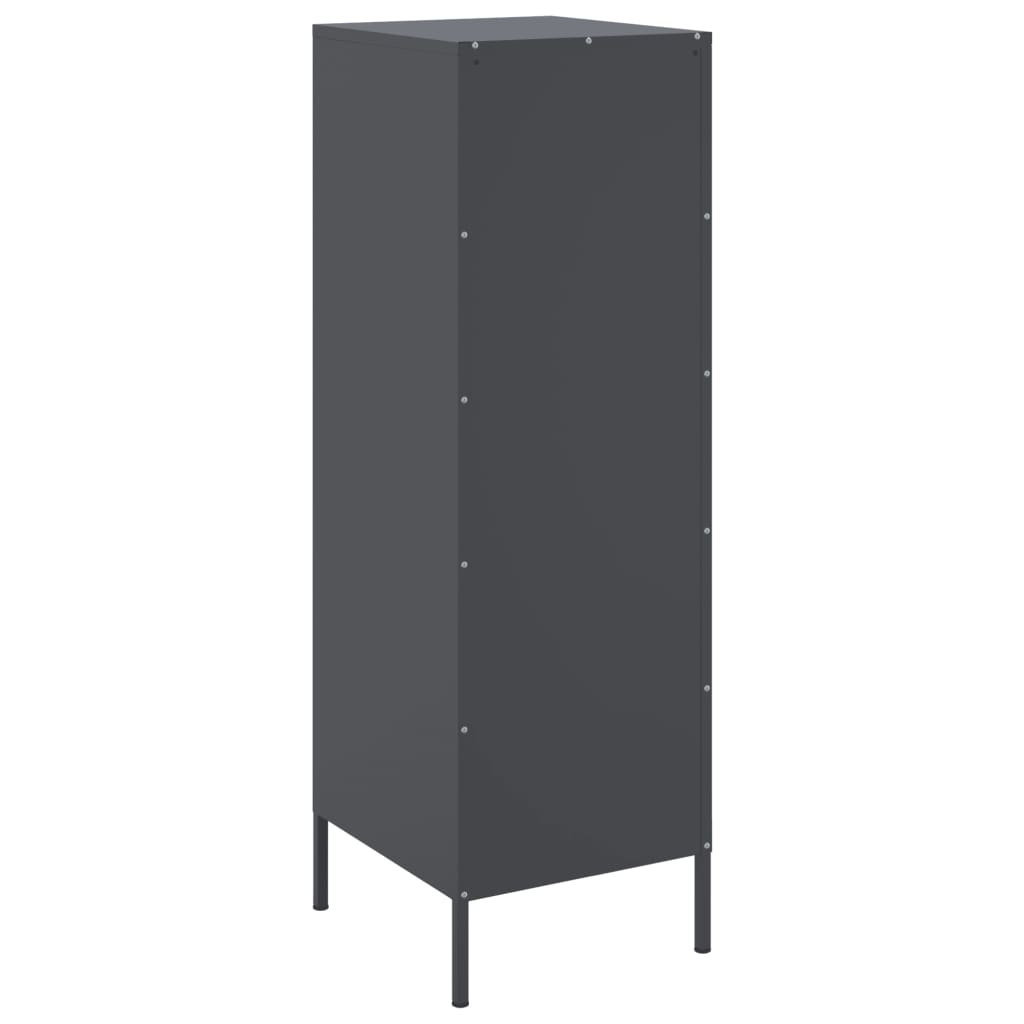 Buffet haut anthracite 36x39x113 cm acier - XIOS