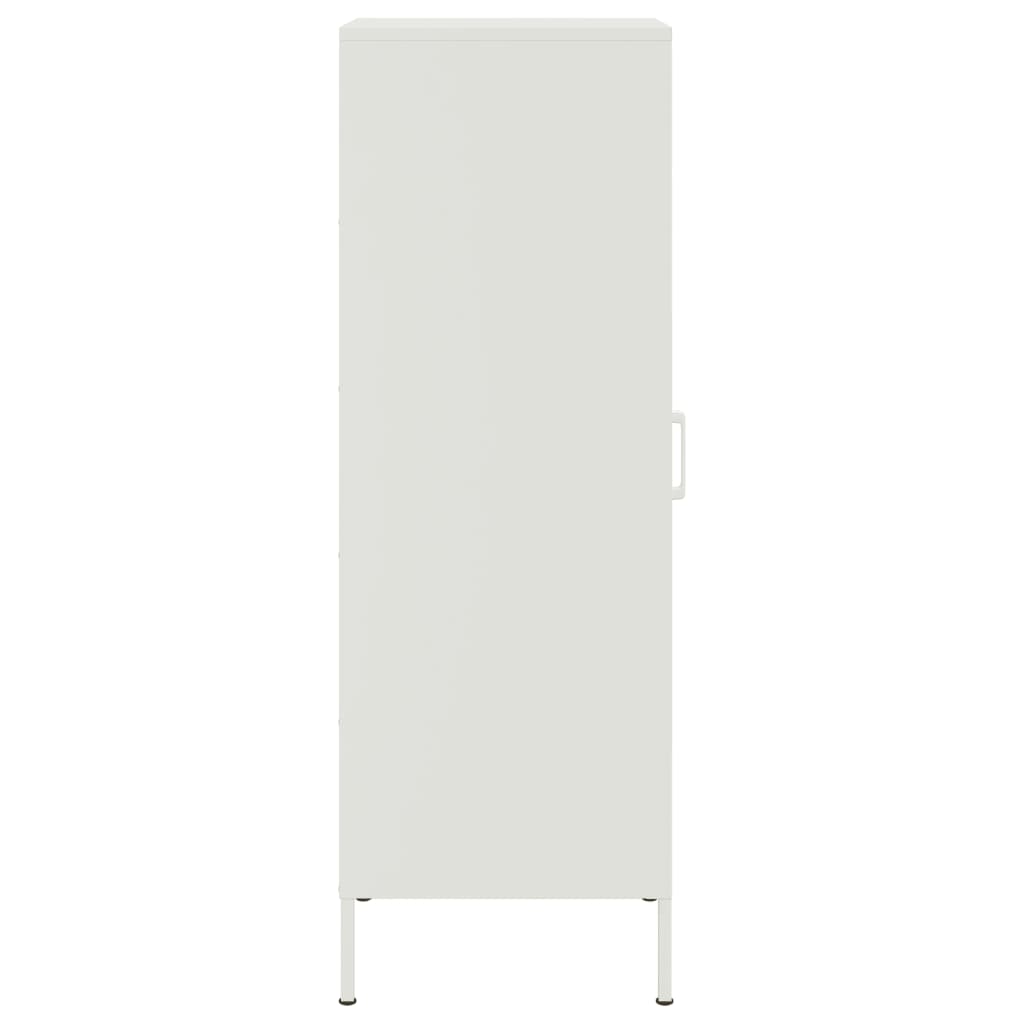 Buffet haut blanc 36x39x113 cm acier - XIOS