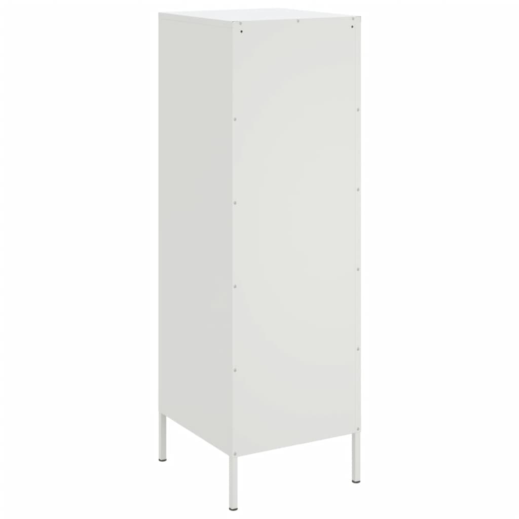 Buffet haut blanc 36x39x113 cm acier - XIOS