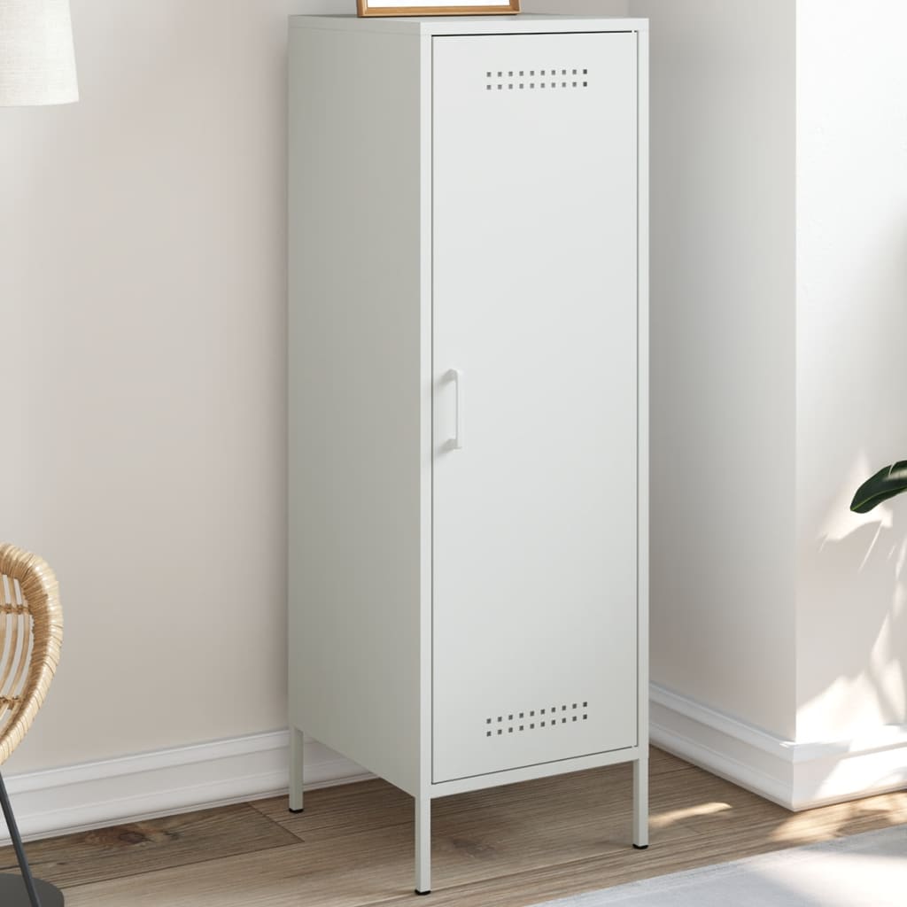 Buffet haut blanc 36x39x113 cm acier - XIOS