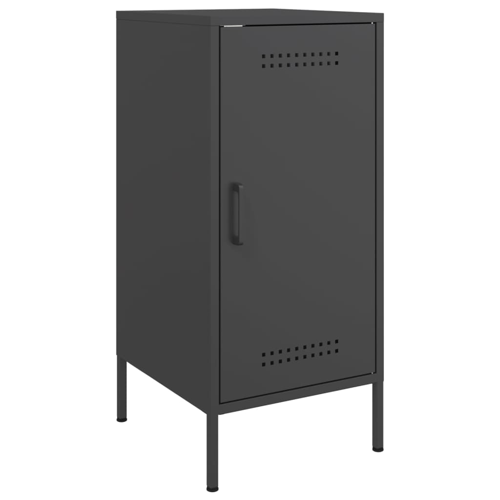 Buffets 2 pcs noir 36x39x79 cm acier - XIOS