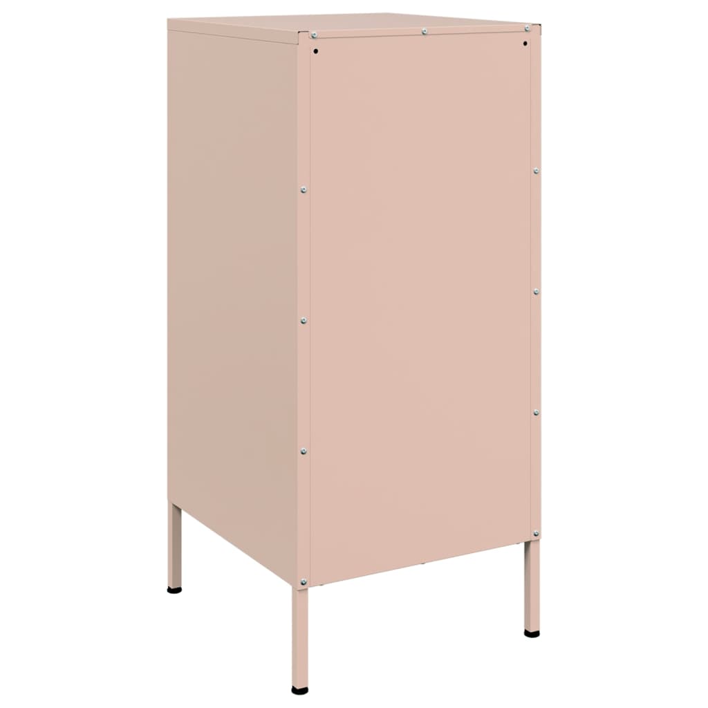 Buffets 2 pcs rose 36x39x79 cm acier - XIOS