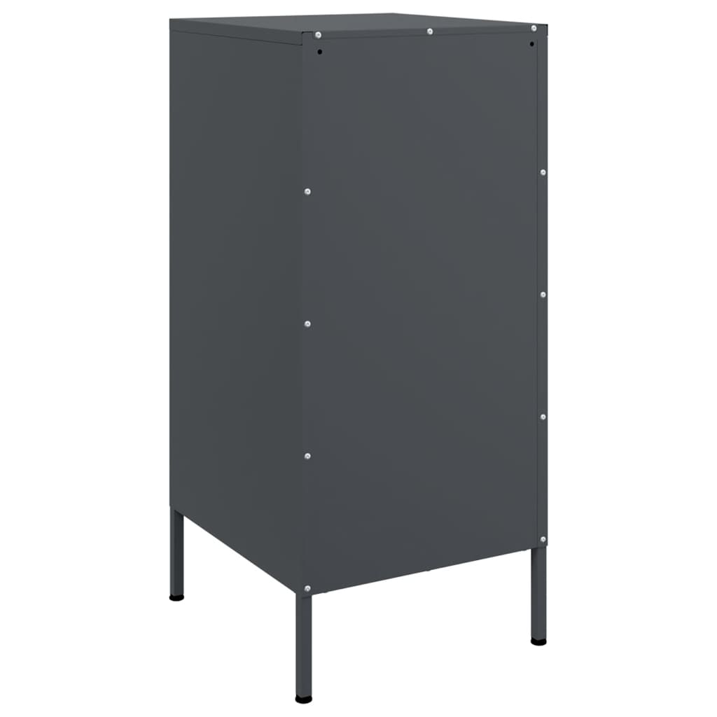 Buffet anthracite 36x39x79 cm acier - XIOS