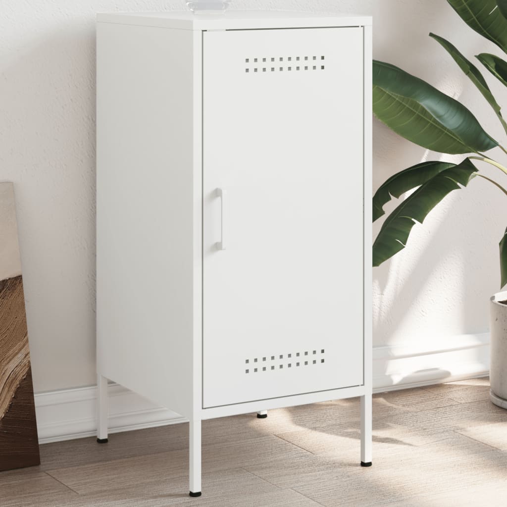 Buffet blanc 36x39x79 cm acier - XIOS
