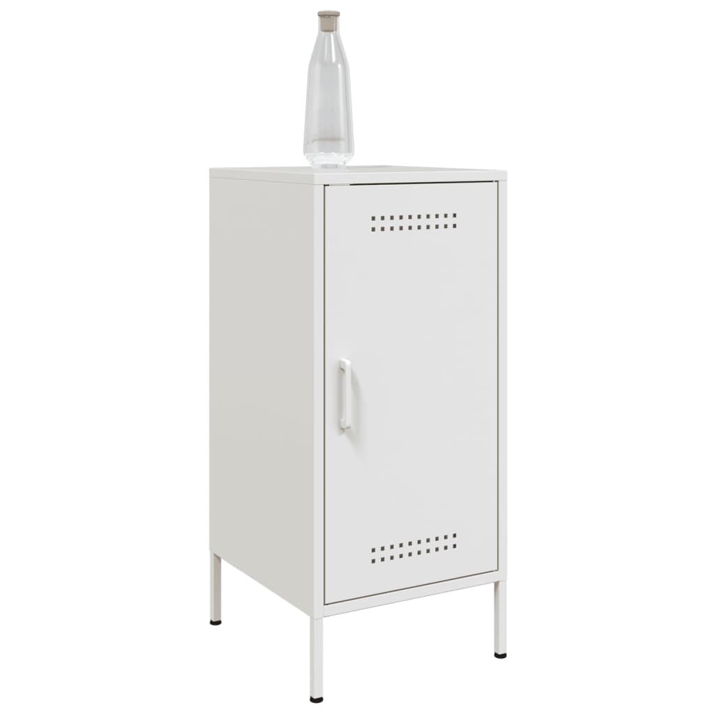 Buffets 2 pcs blanc 36x39x79 cm acier - XIOS