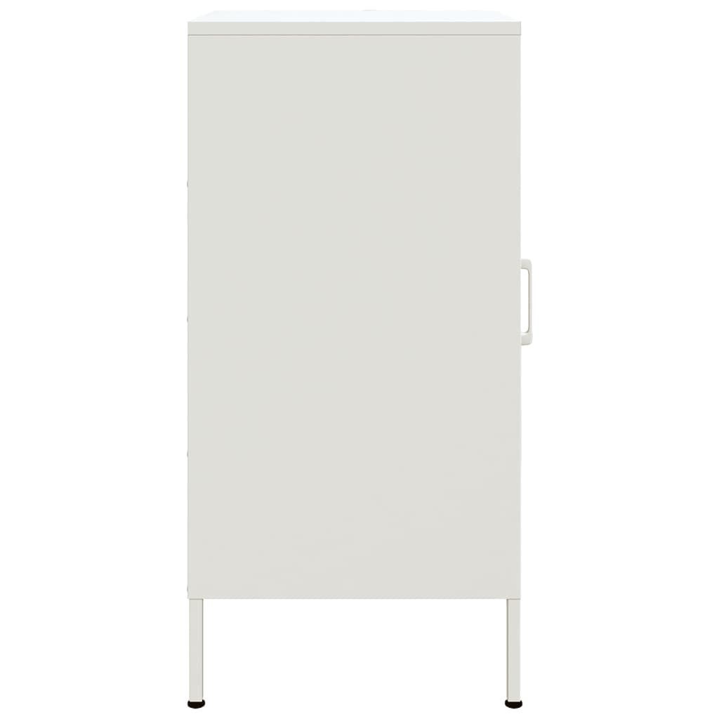 Buffets 2 pcs blanc 36x39x79 cm acier - XIOS
